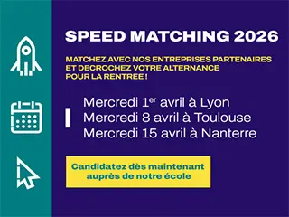 Speed Matching mars 2026 - Mobile